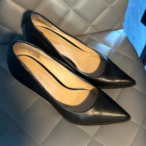 Coach Waverly pump, black heels